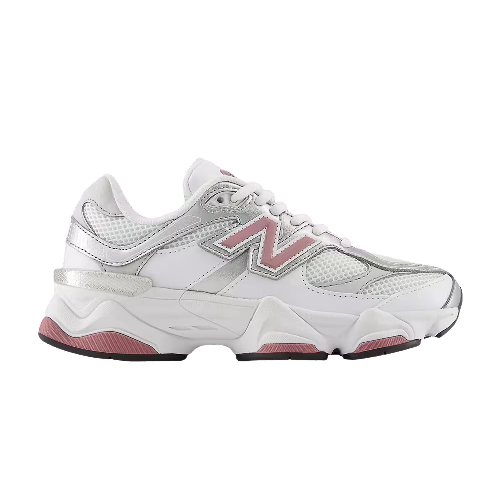 New Balance 9060 Lace Big Kid White Rose