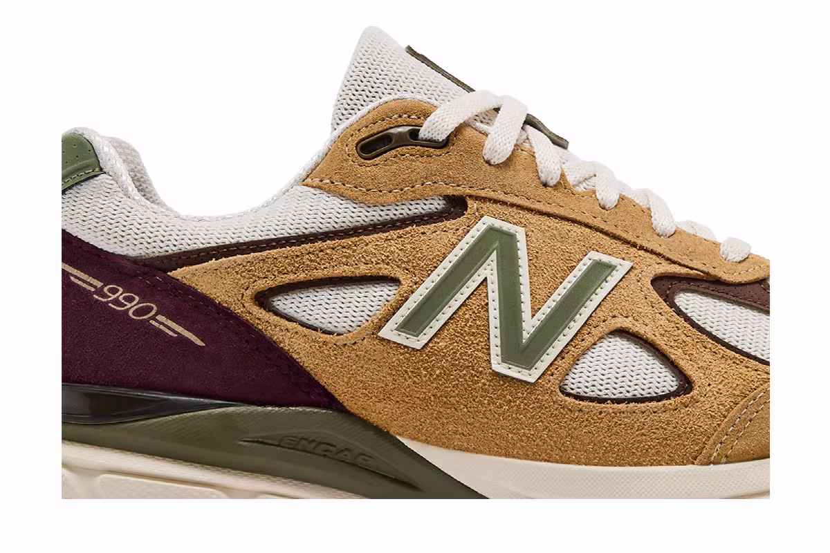 CNCPTS x New Balance 990v4 Made in USA Patina, view 3