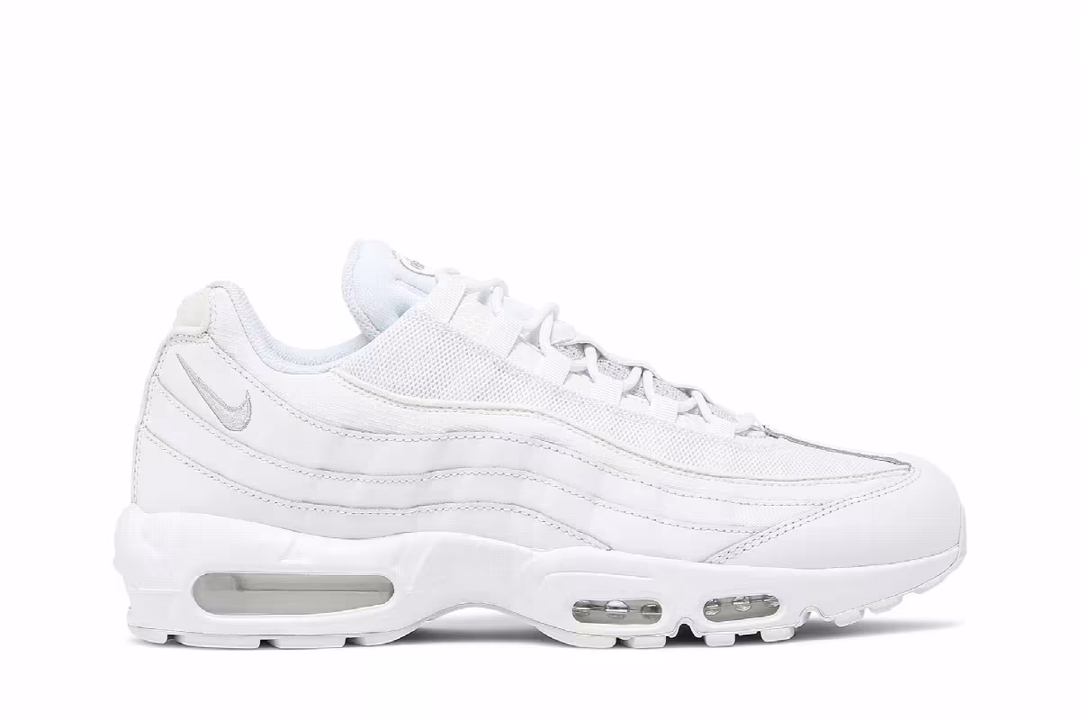 Nike Air Max 95 Triple White, view 2