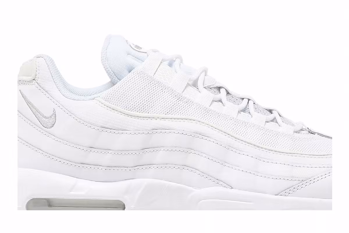 Nike Air Max 95 Triple White, view 3