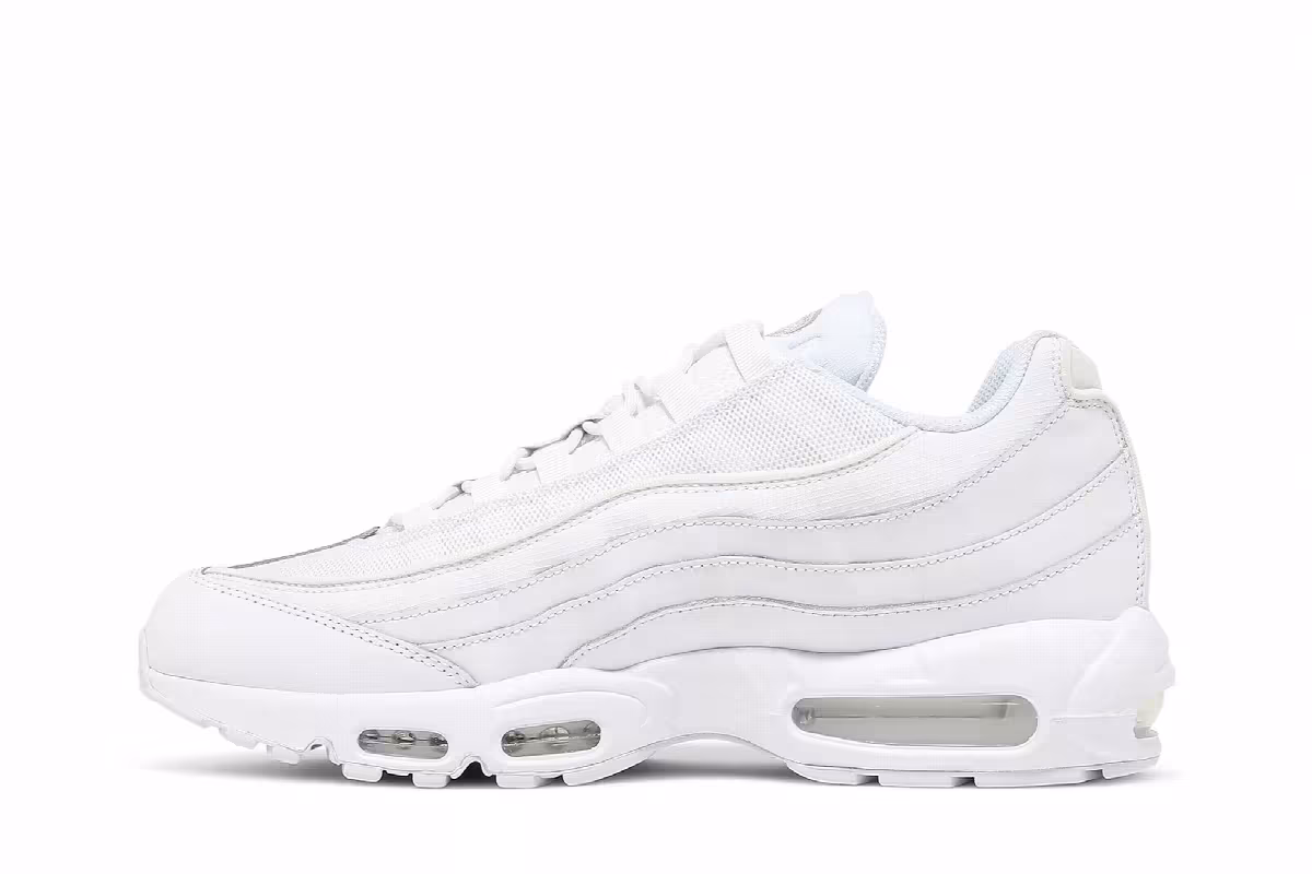 Nike Air Max 95 Triple White, view 4