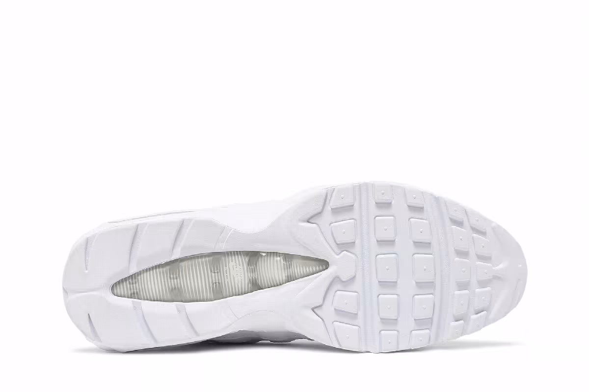 Nike Air Max 95 Triple White, view 5