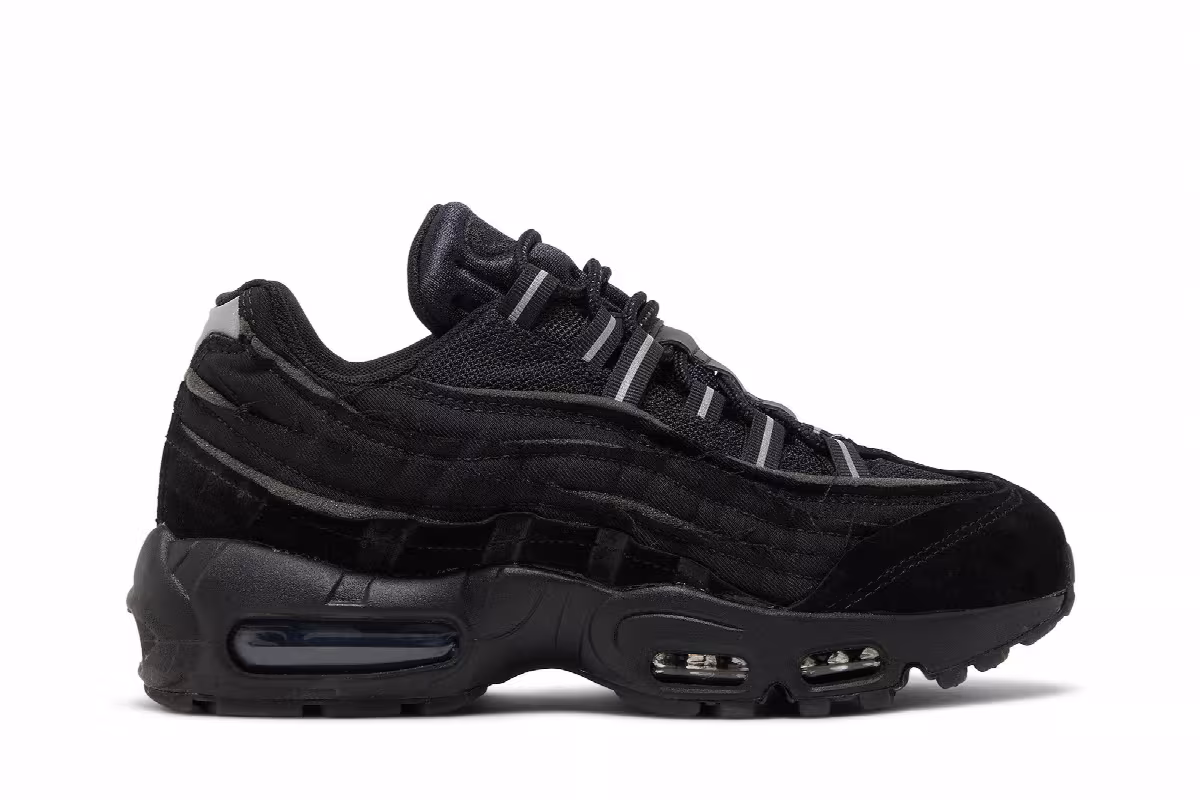 Comme des Garçons x Nike Air Max 95 Black, view 2