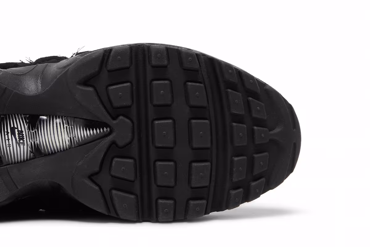 Comme des Garçons x Nike Air Max 95 Black, view 6