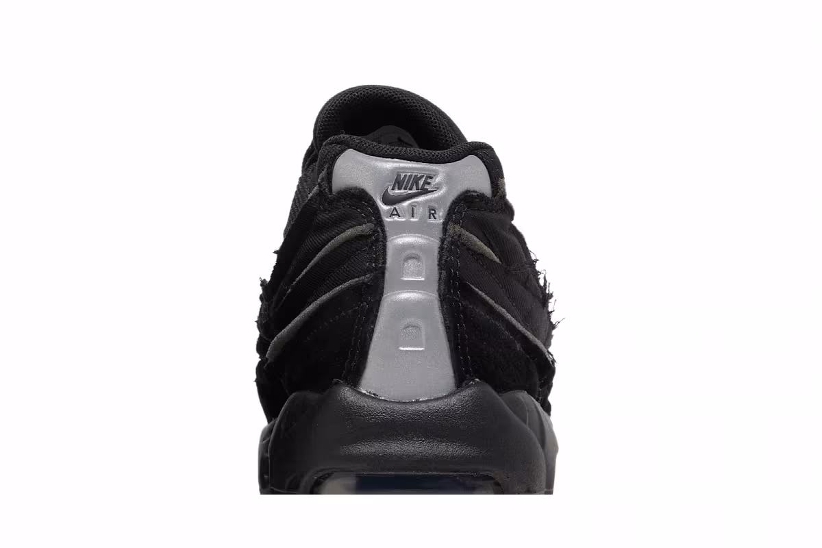 Comme des Garçons x Nike Air Max 95 Black, view 8