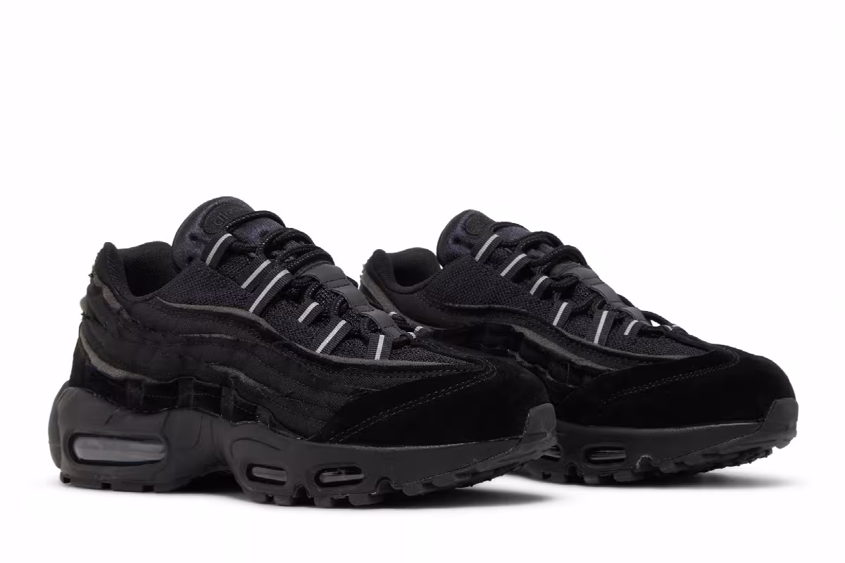 Comme des Garçons x Nike Air Max 95 Black, view 9