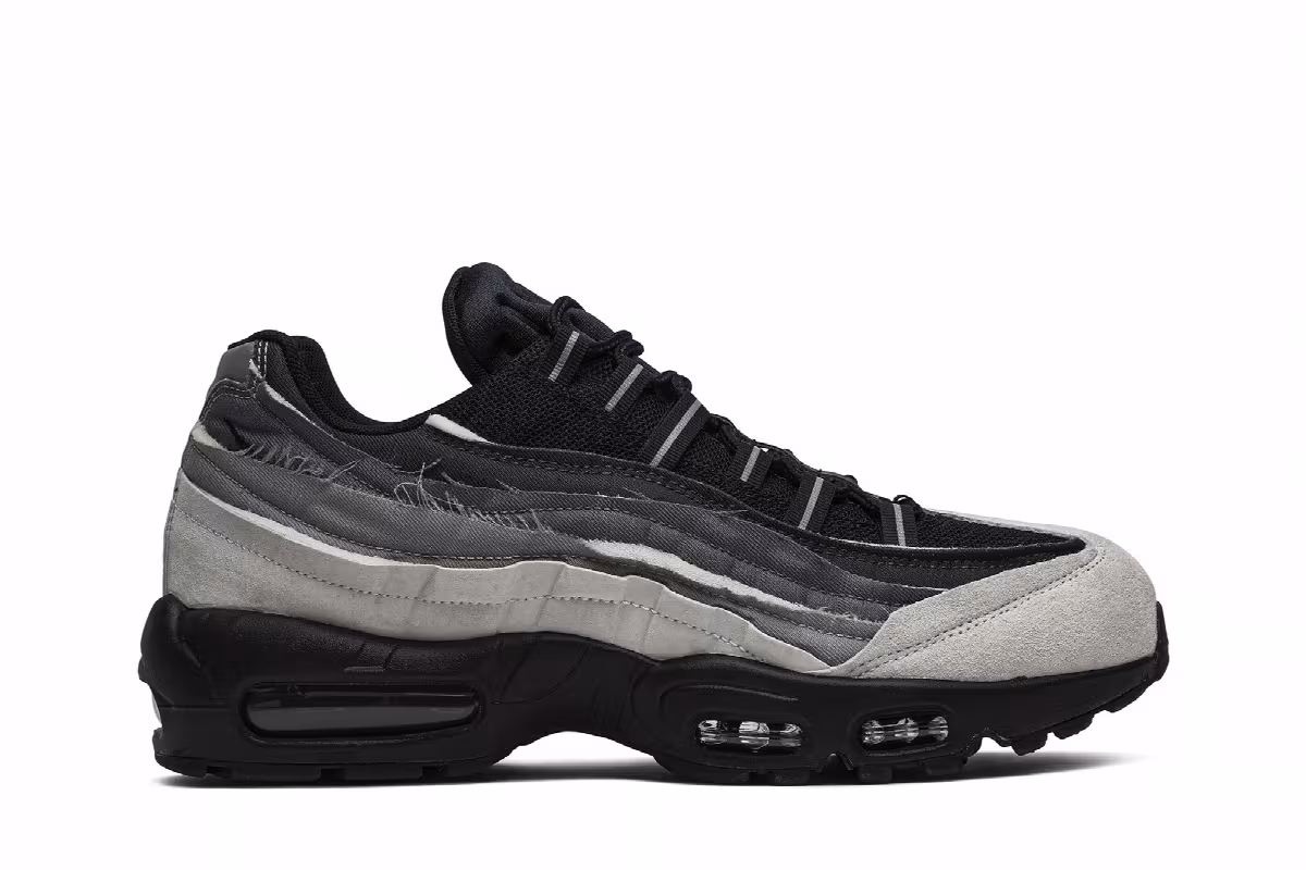 Comme des Garçons x Nike Air Max 95 Grey, view 2