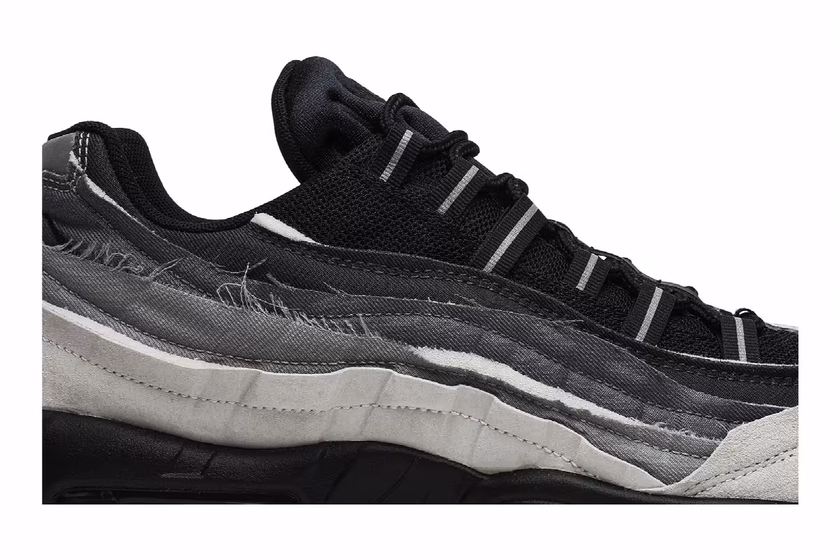 Comme des Garçons x Nike Air Max 95 Grey, view 3