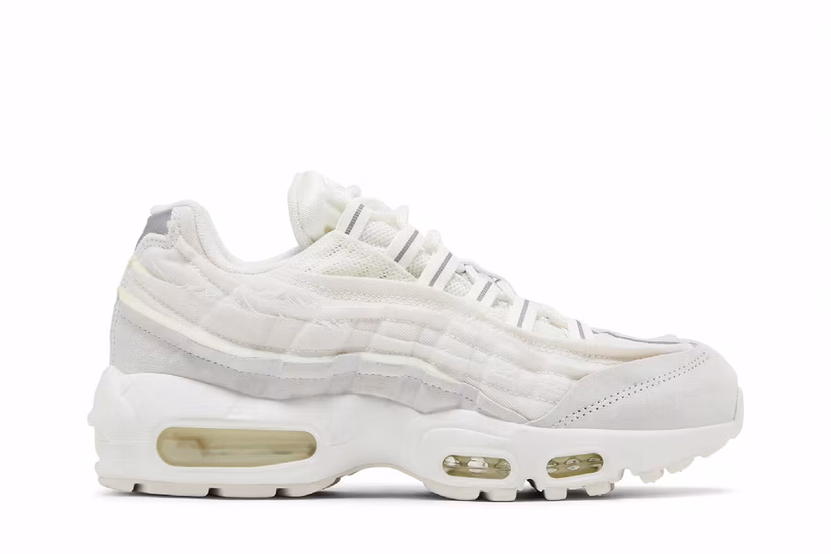 Comme des Garçons x Nike Air Max 95 White, view 2