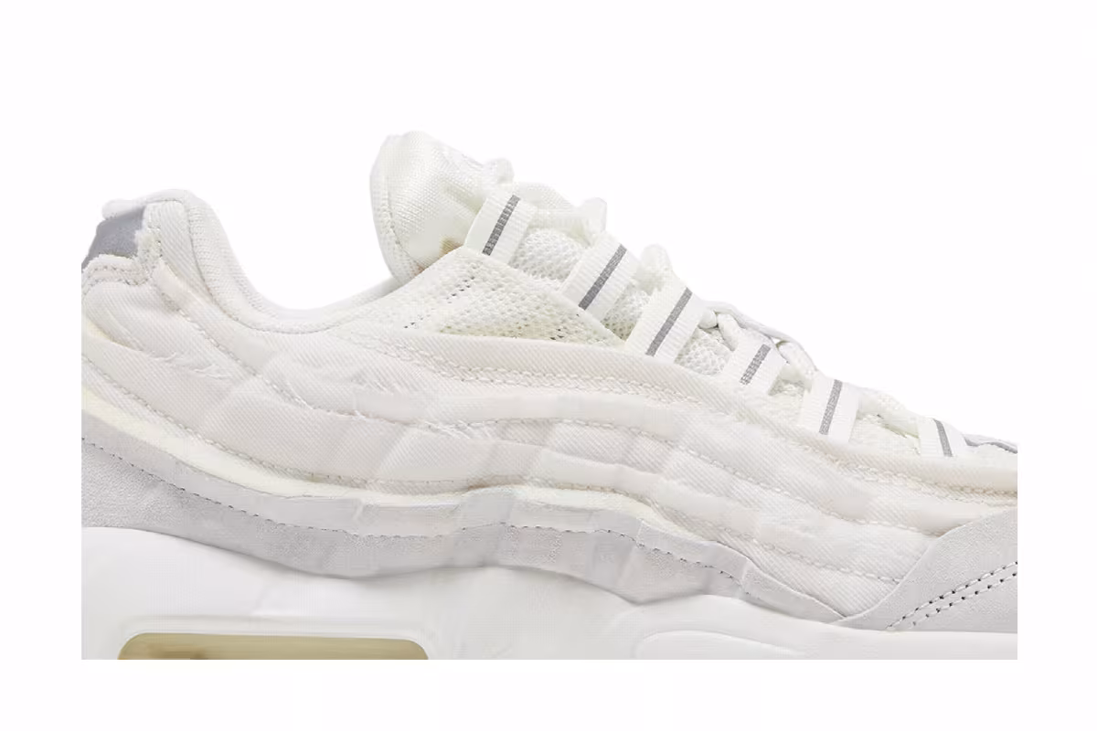 Comme des Garçons x Nike Air Max 95 White, view 3