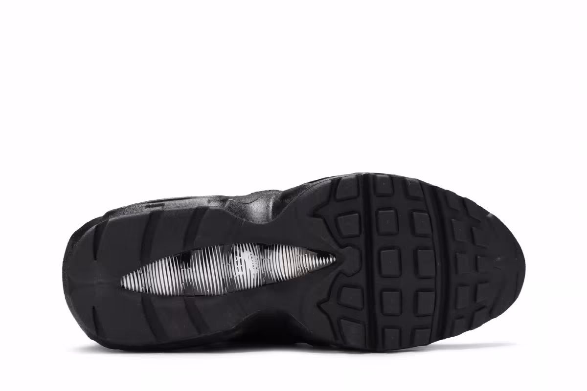 Nike Air Max 95 Recraft GS Triple Black, view 5