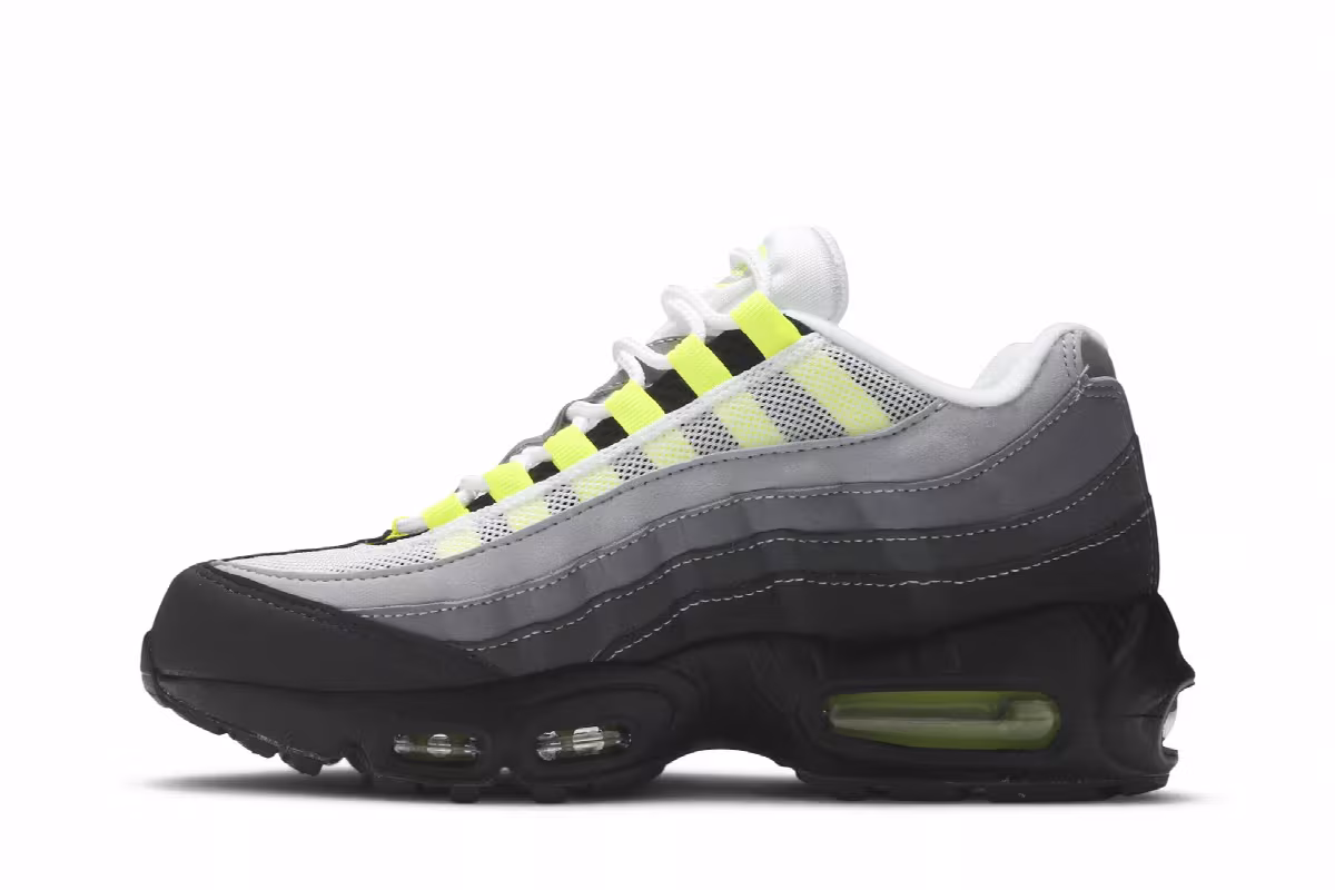Nike Air Max 95 OG GS Neon 2020, view 4