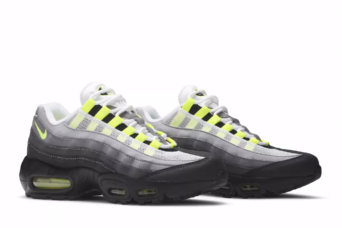 Nike Air Max 95 OG GS Neon 2020, view 9