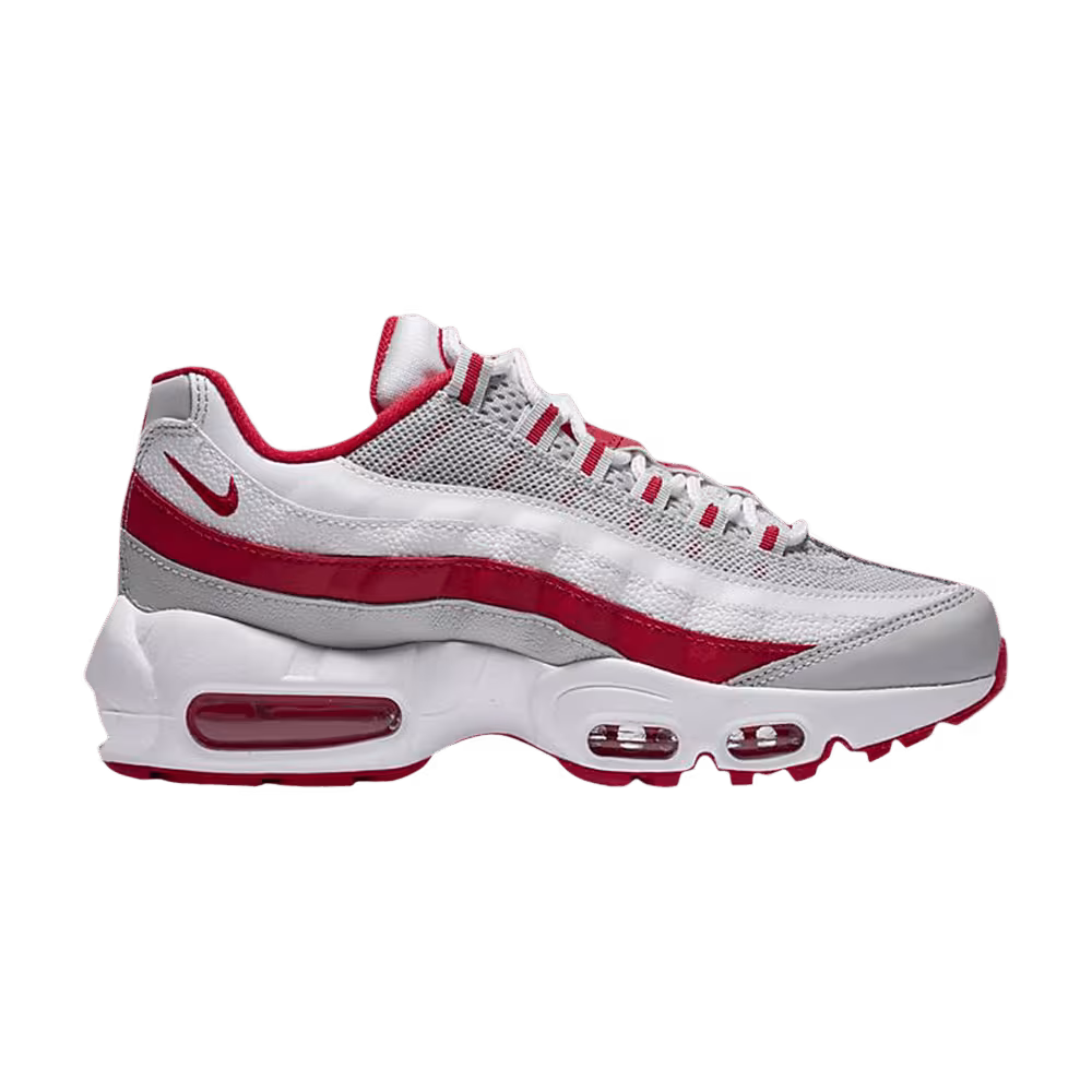 Nike Air Max 95 Recraft GS Grey Fog Hyper Red