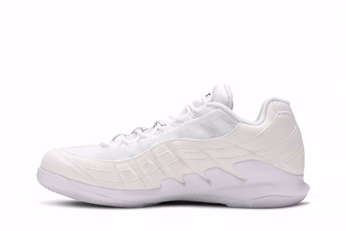 NikeCourt Zoom Vapor X Air Max 95 Triple White, view 4