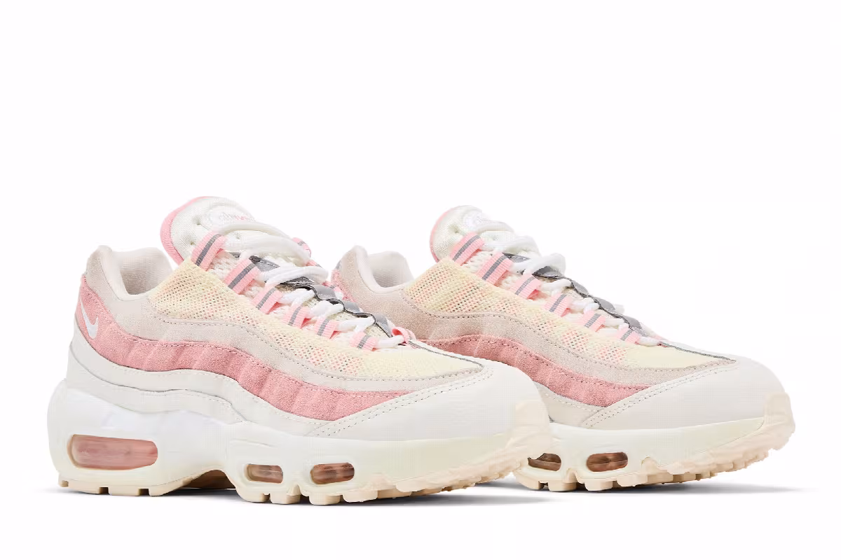 Nike Women's Air Max 95 Bleached Coral, view 9