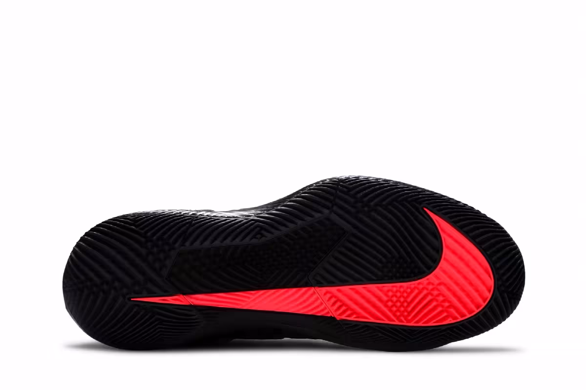 NikeCourt Zoom Vapor X Air Max 95 Solar Red, view 5