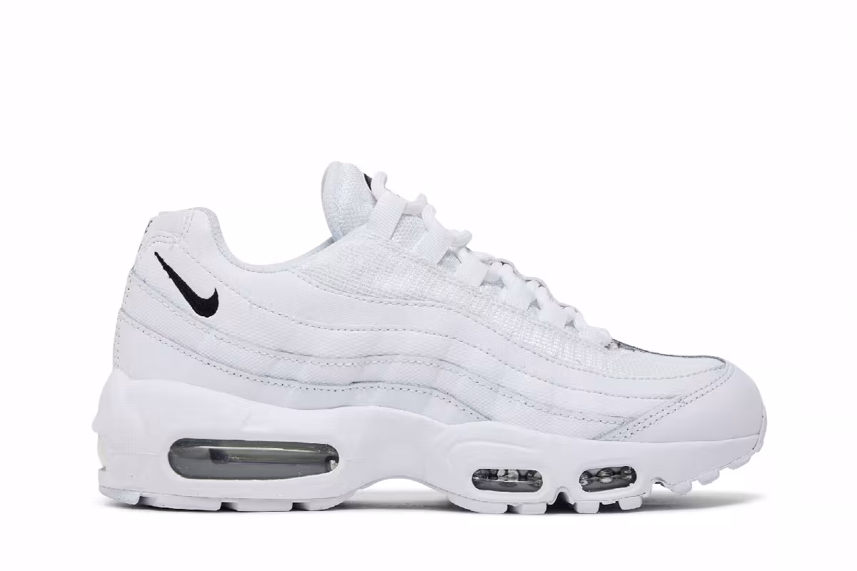 Nike Women's Air Max 95 Essential White Black, view 2