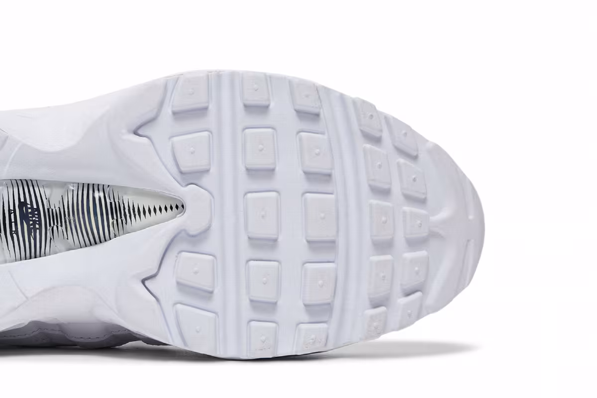 Nike Women's Air Max 95 Essential White Black, view 6