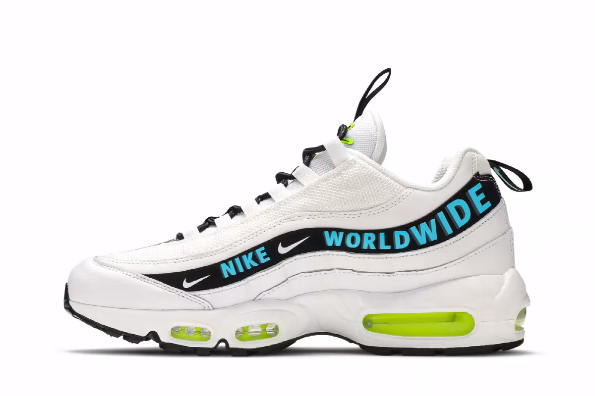 Nike Air Max 95 Worldwide Pack - White, view 4