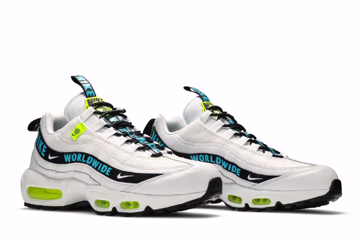 Nike Air Max 95 Worldwide Pack - White, view 9