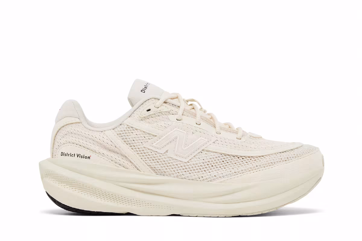 District Vision x Women's New Balance 1080v15 Linen Black, view 2
