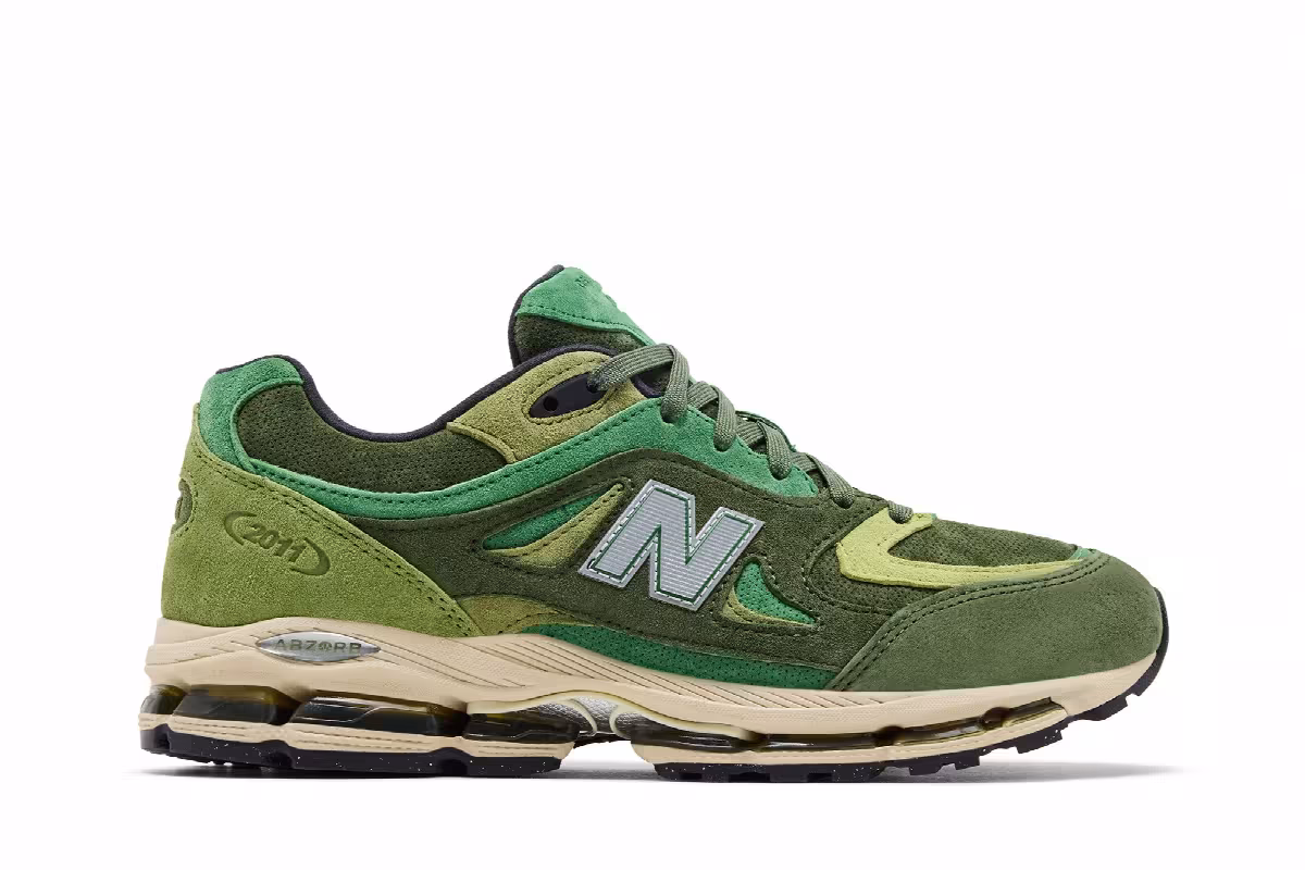 Kith x New Balance 2011 Leaf Green, view 2