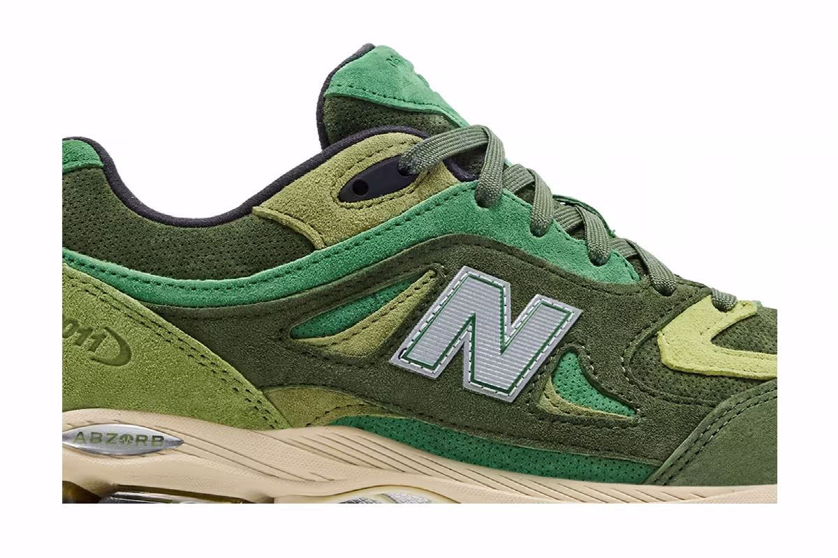 Kith x New Balance 2011 Leaf Green, view 3
