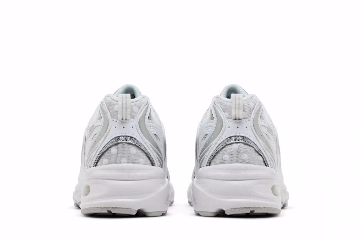 New Balance 530 White Silver Metallic Polka Do, view 7