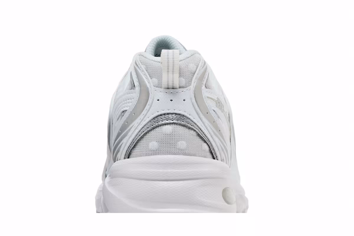 New Balance 530 White Silver Metallic Polka Do, view 8