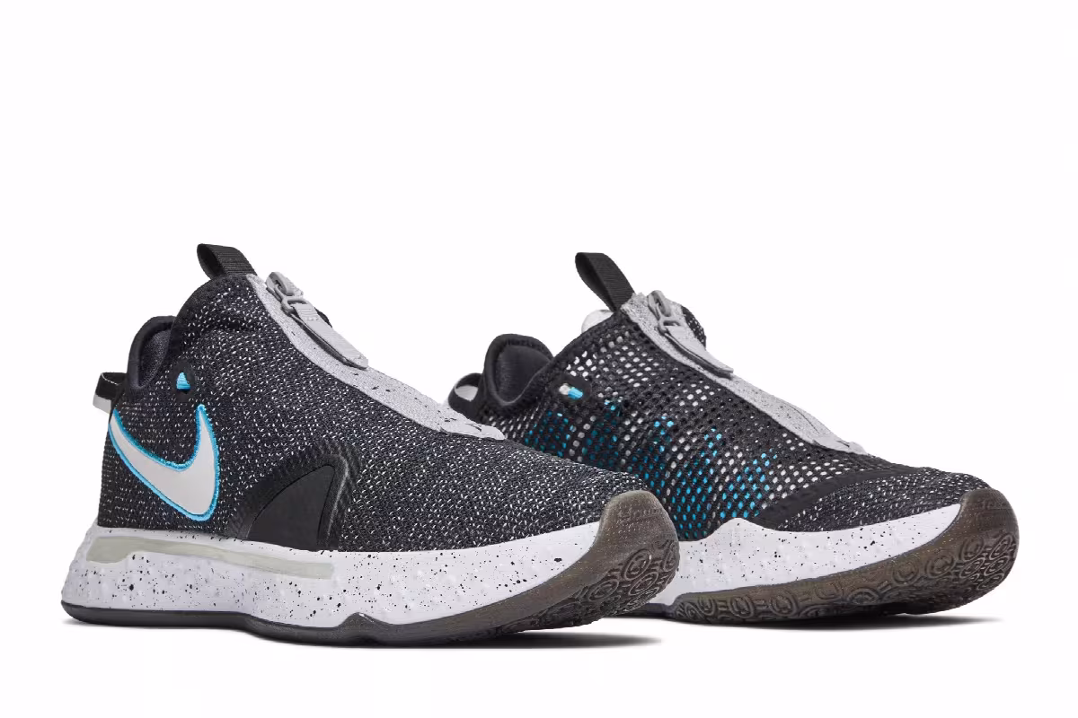 Nike PG 4 Heather Black, view 9