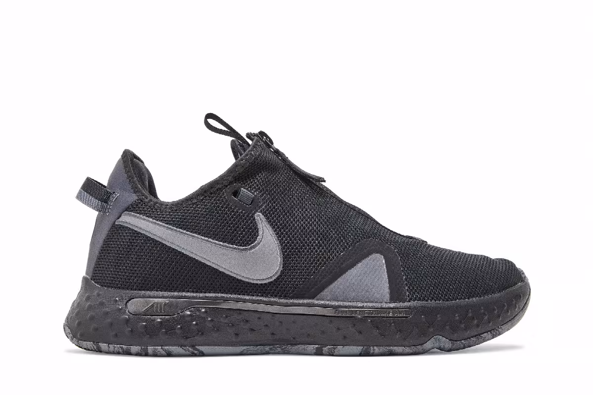 Nike PG 4 Black Metallic Dark Grey, view 2
