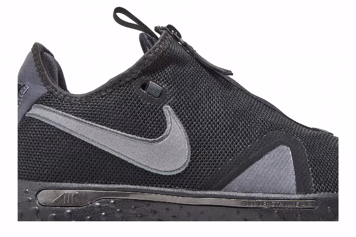 Nike PG 4 Black Metallic Dark Grey, view 3