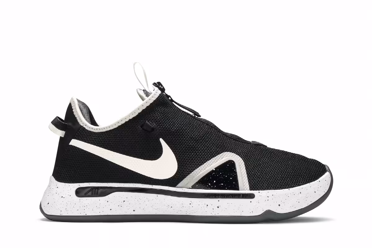 Nike PG 4 Team Black Platinum, view 2