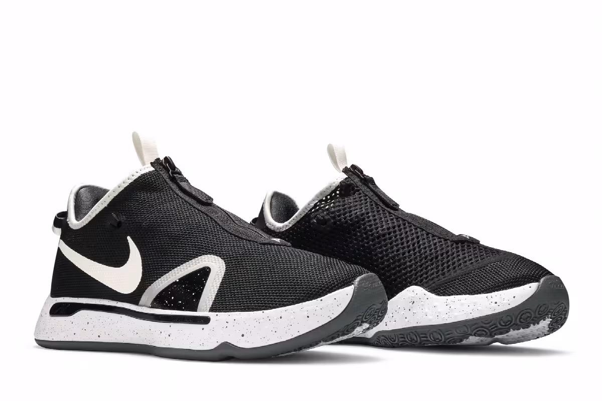 Nike PG 4 Team Black Platinum, view 9