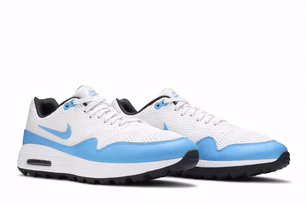 Nike Air Max 1 Golf White University Blue, view 9