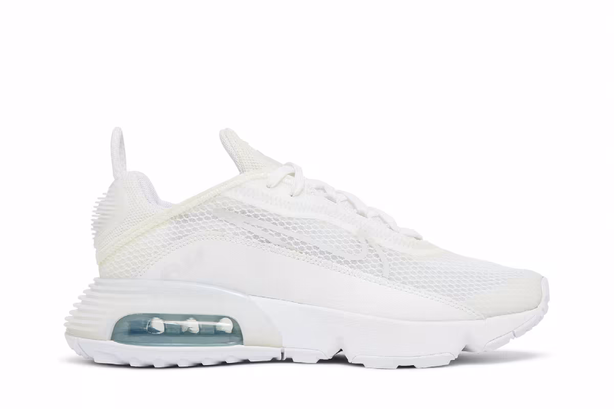 Nike Air Max 2090 GS Triple White, view 2