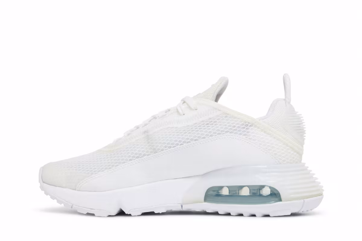 Nike Air Max 2090 GS Triple White, view 4