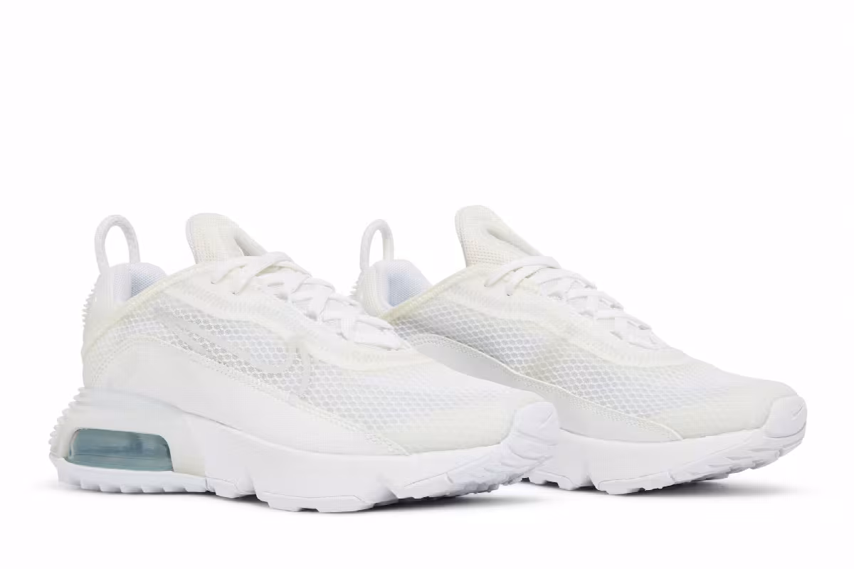Nike Air Max 2090 GS Triple White, view 9