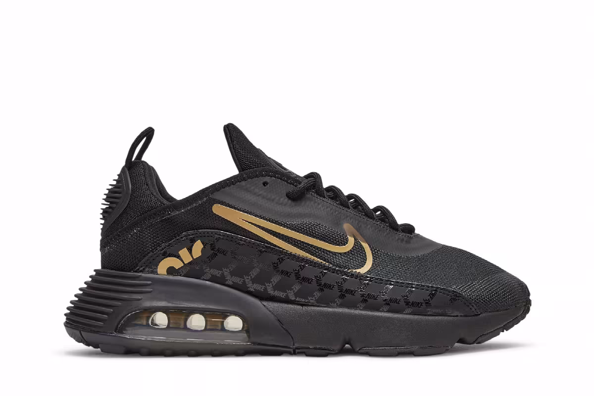 Nike Air Max 2090 Black Metallic Gold, view 2