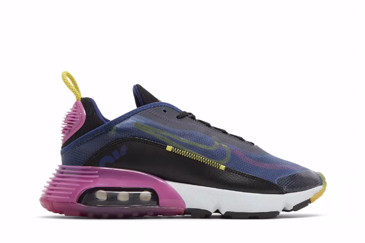 Nike Air Max 2090 Blue Void Active Fuchsia, view 2