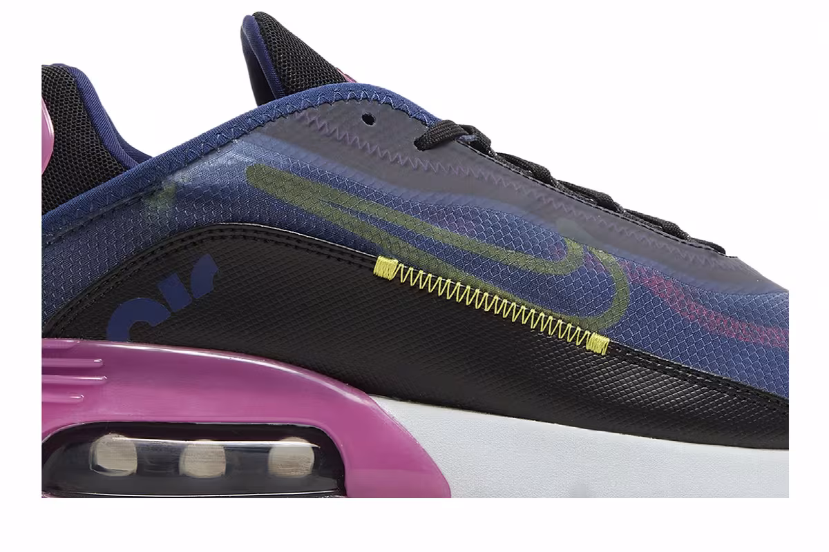 Nike Air Max 2090 Blue Void Active Fuchsia, view 3