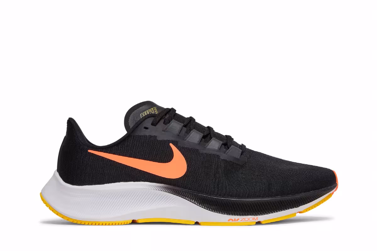 Nike Air Zoom Pegasus 37 Black Bright Mango, view 2