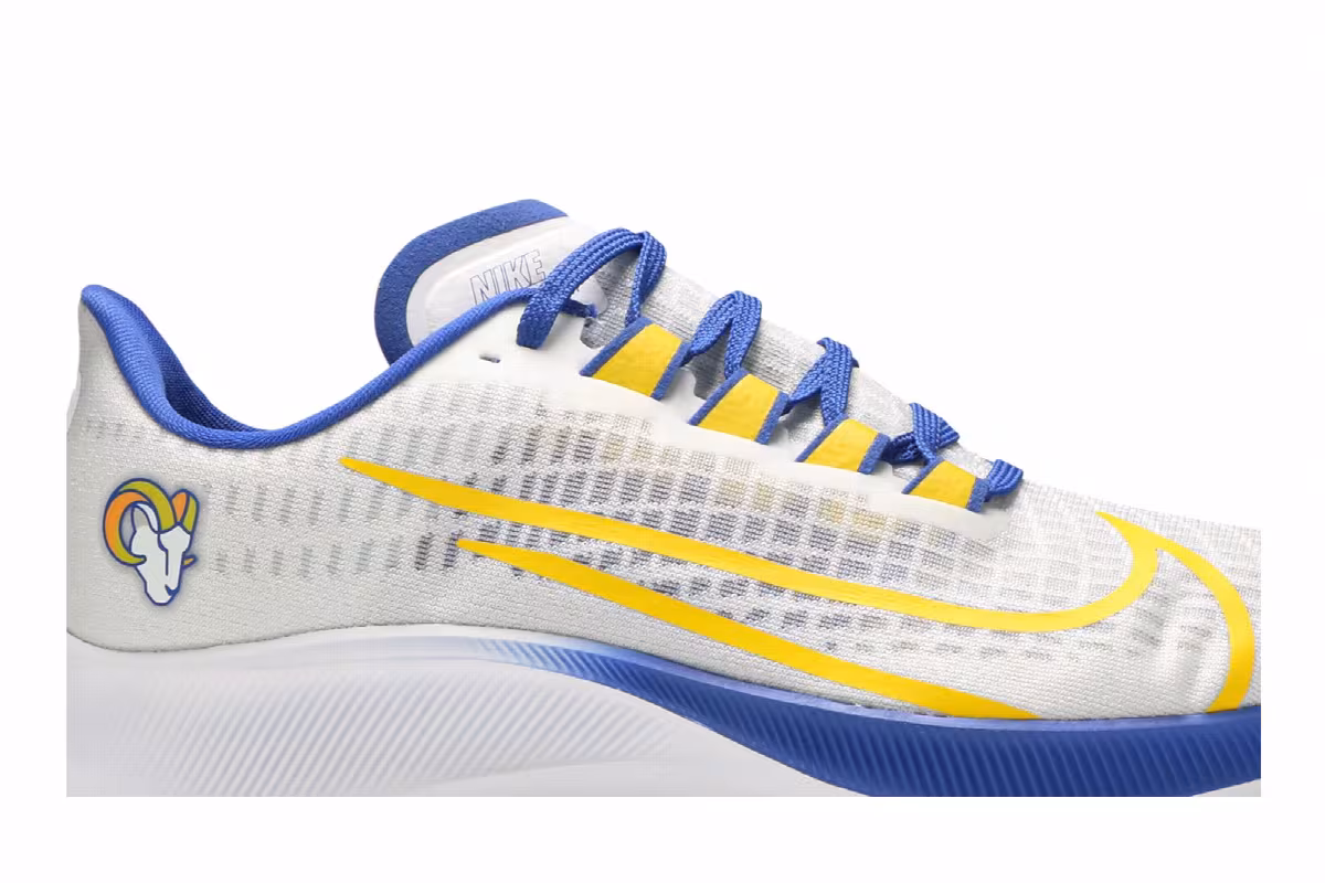 Nike Air Zoom Pegasus 37 Los Angeles Rams, view 3