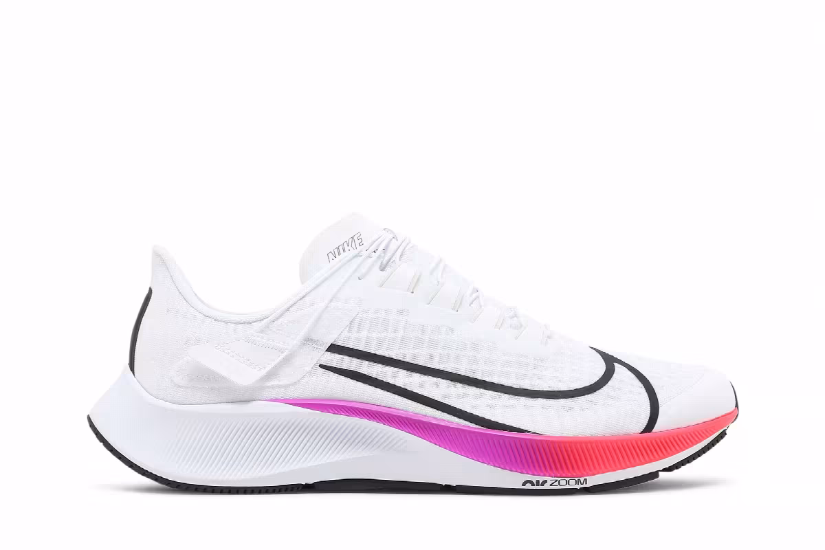 Nike Air Zoom Pegasus 37 FlyEase White Multi-Color, view 2