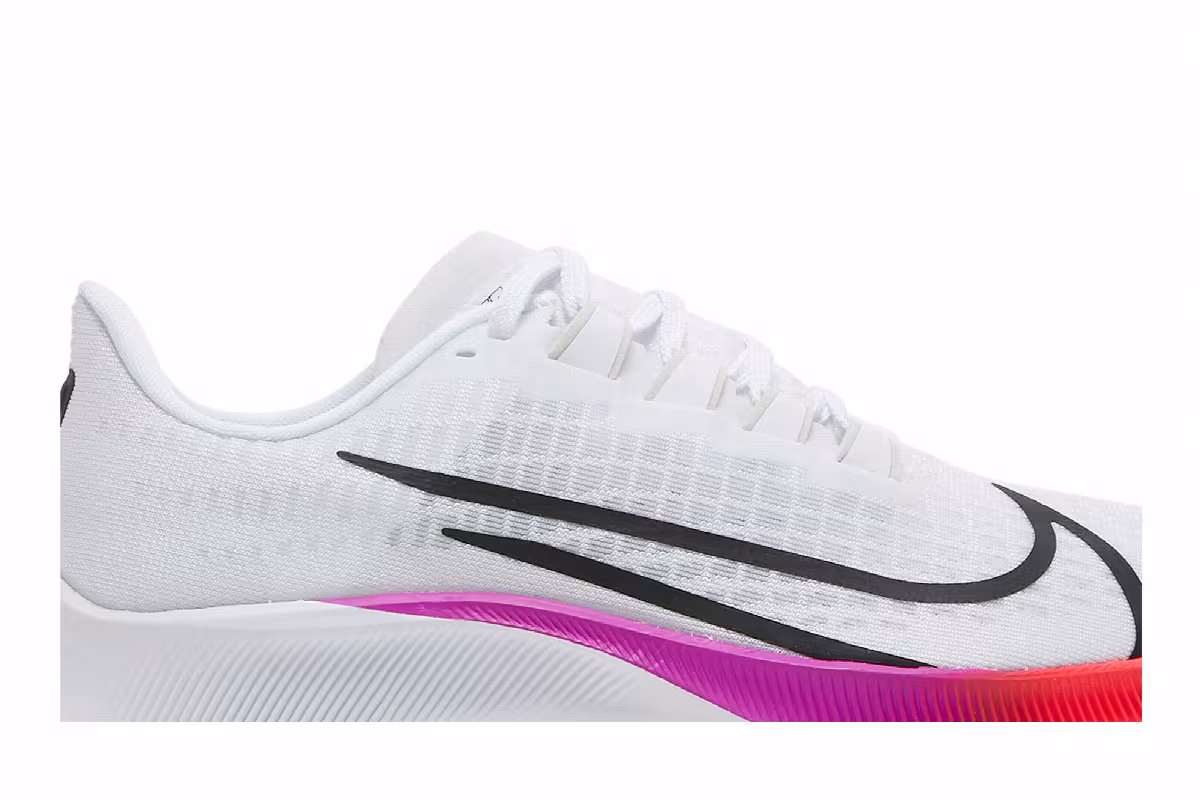 Nike Women's Air Zoom Pegasus 37 White Multi-Color, view 3