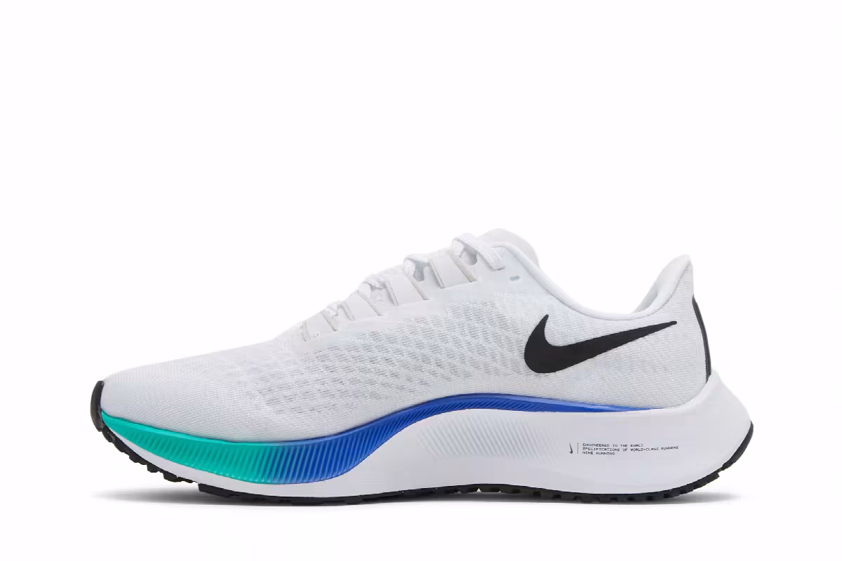 Nike Women's Air Zoom Pegasus 37 White Multi-Color, view 4