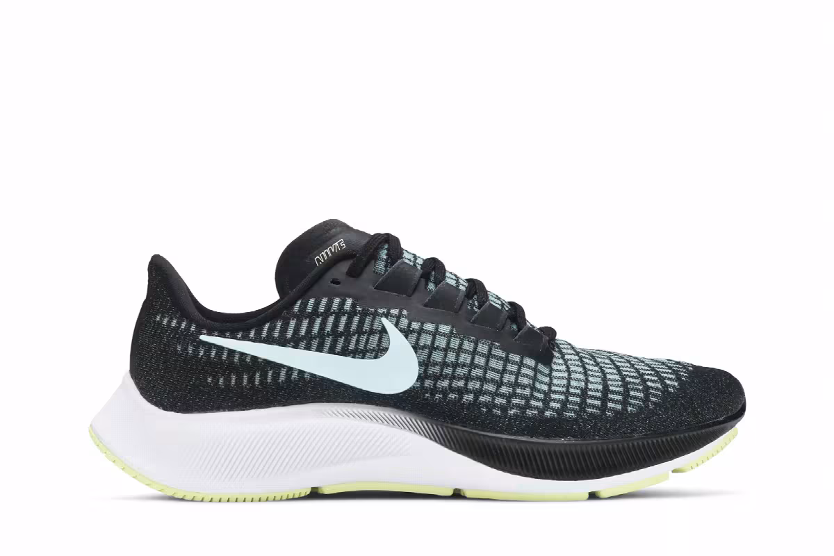 Nike Women's Air Zoom Pegasus 37 Black Glacier Ice, view 2