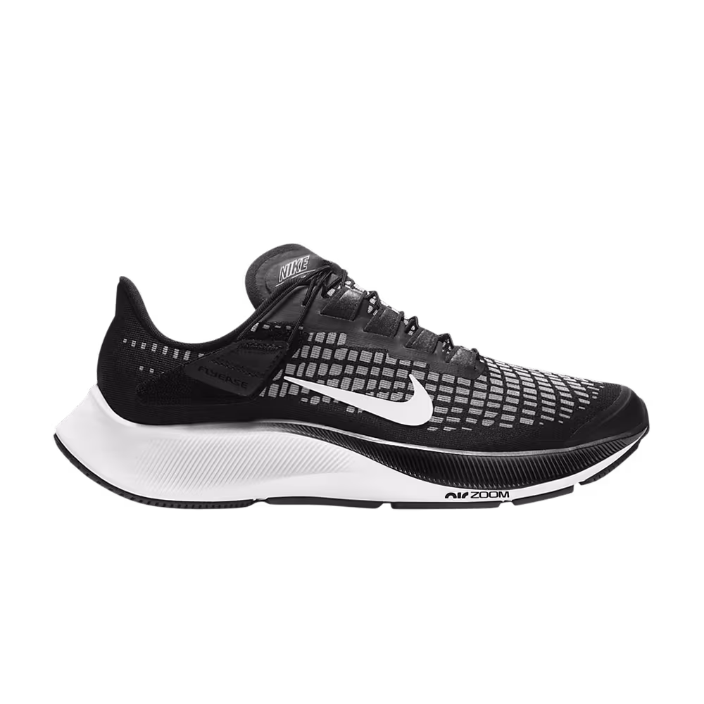 Nike Women's Air Zoom Pegasus 37 FlyEase Black White