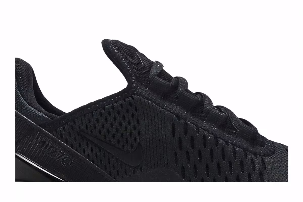 Nike Air Max 270 BG Triple Black, view 3